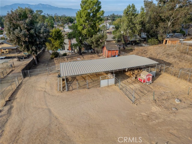 TWO 24 X 24 FULLY COVERED LIVESTOCK CORRALS AND A HEN HOUSE Room for more barns, arenas and even an ADU.