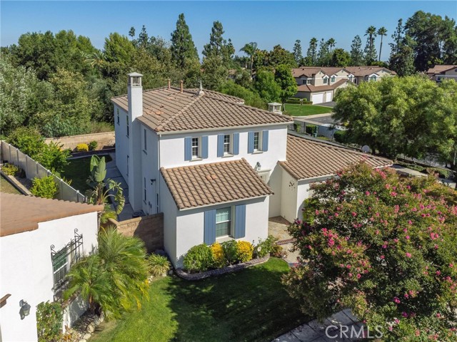 aerial view of home