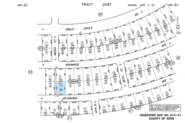 Detail Gallery Image 16 of 16 For 0 Jacaranda Ave Near 84th St, California City,  CA 93505 - – Beds | – Baths