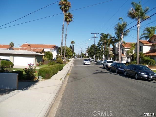 Very quiet one way street for ample street parking.  But there is a two car garage with direct access to the home.