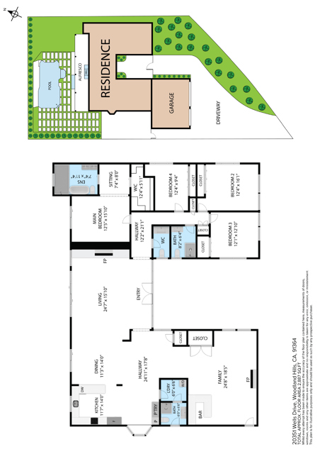 Detail Gallery Image 2 of 59 For 20351 Wells Dr, Woodland Hills,  CA 91364 - 4 Beds | 4 Baths