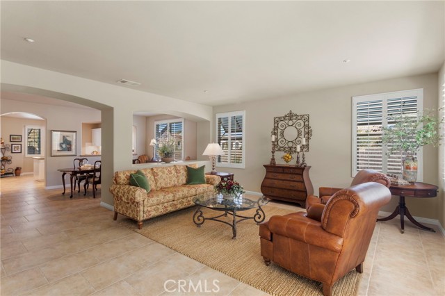 Living room with plenty of natural light