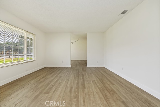 Living room view from formal entry