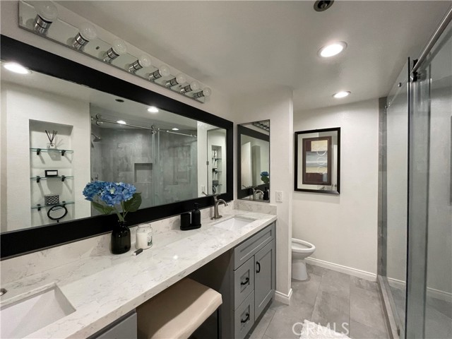 Master Bath with Two Sinks