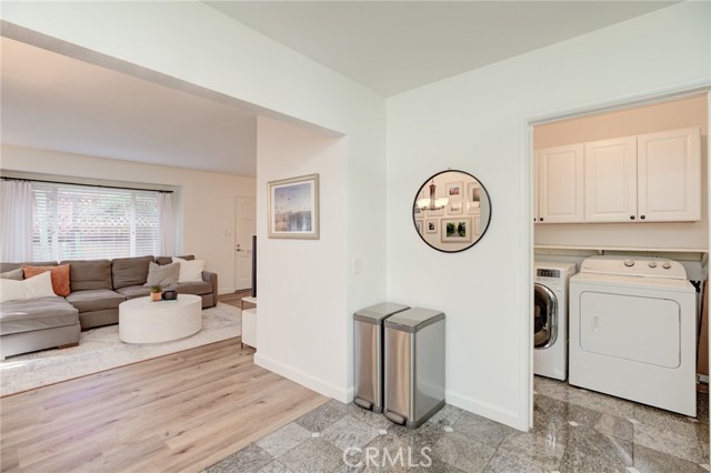 Back - kitchen to living rm to laundry rm