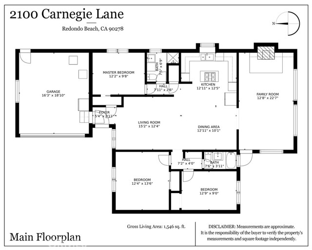 2100 Carnegie Lane, Redondo Beach, California 90278, 3 Bedrooms Bedrooms, ,2 BathroomsBathrooms,Residential,Sold,Carnegie,SB21203957