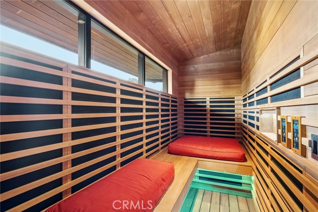 Huge sauna inside cabana