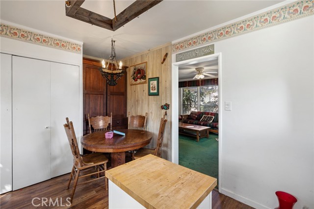 Kitchen towards living room