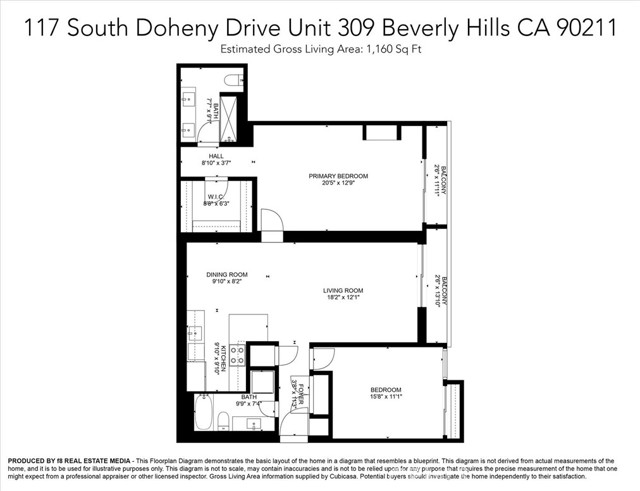 Detail Gallery Image 29 of 32 For 117 S Doheny Dr #309,  Los Angeles,  CA 90048 - 2 Beds | 2 Baths