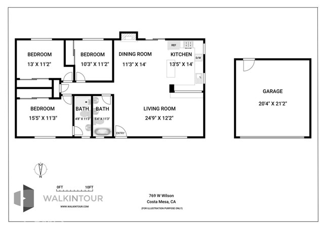 3 Bed Home for Sale in Costa Mesa, California