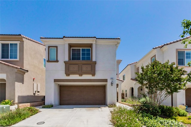 Built in 2016, this Yucaipa two-story home offers a two-car garage.