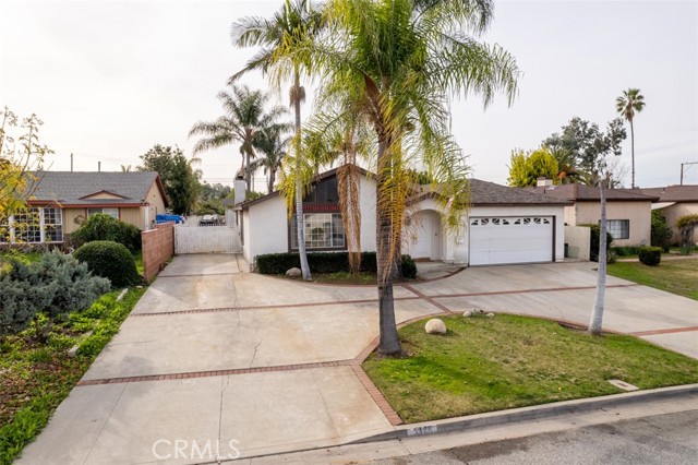 Front of House with Driveways