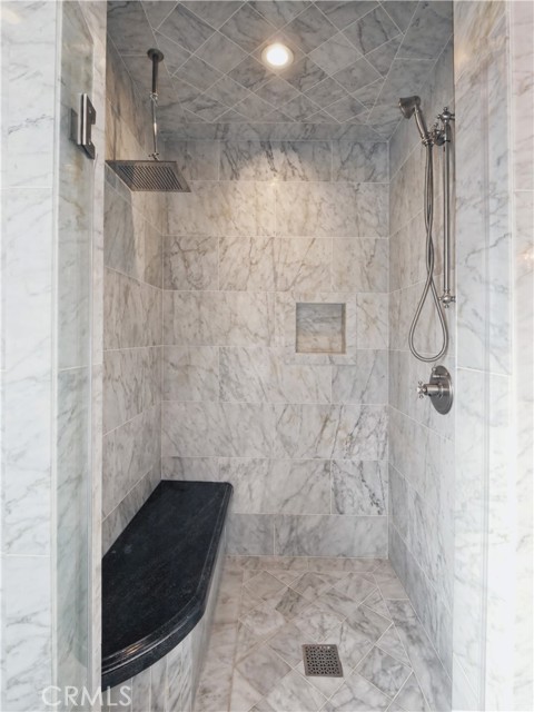 Guest bath walk-in shower