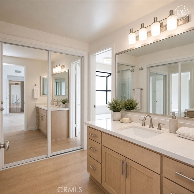 Primary Bath - Hers Virtually Enhanced
