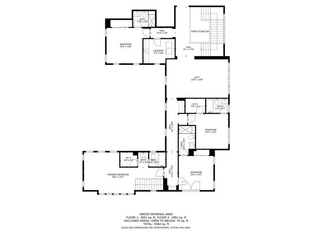 Second floor layout