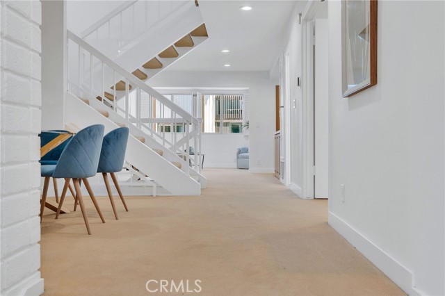 Step up to dining room and main level