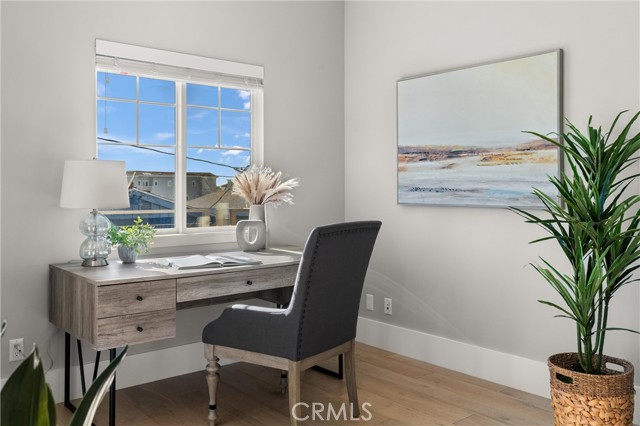 Office alcove - with a view - in the family room