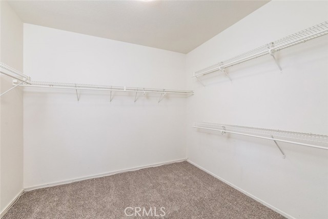 Large walk-in closet in the primary bedroom