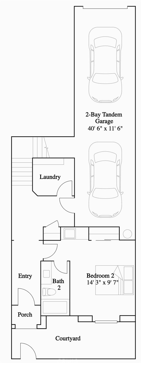 Detail Gallery Image 15 of 22 For 2721 E Amberley Privado, Ontario,  CA 91762 - 2 Beds | 2/1 Baths