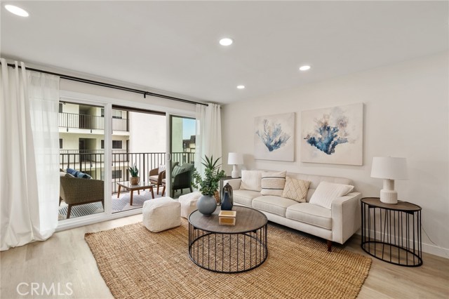 Living room and balcony