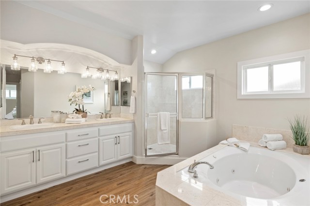 Primary suite bathroom