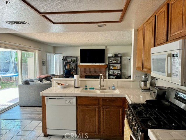 Open concept kitchen