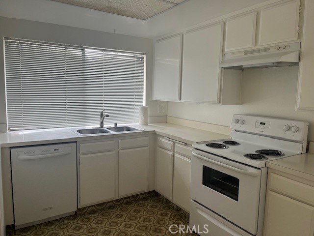 Kitchen with electric stove