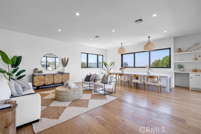 Living and Dining Area open floor plan