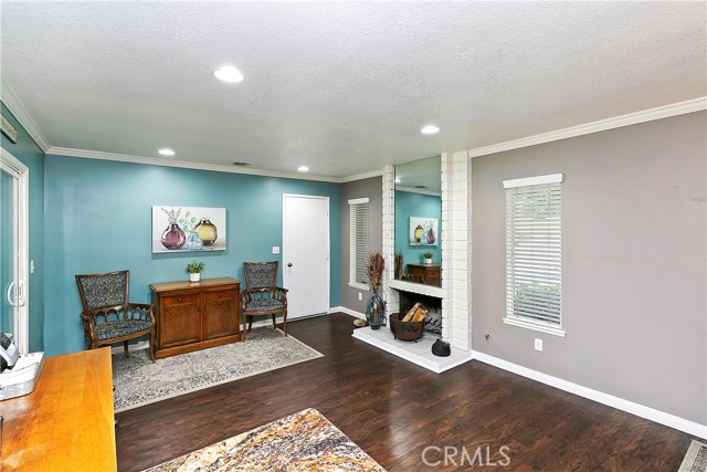 Living Room with Fireplace