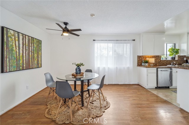 Dining area next to kitchen