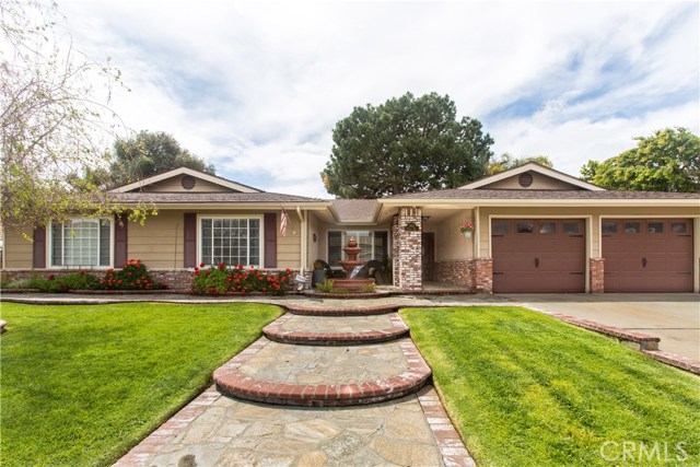 1931 Eloise Way Upland, California 4 Bedroom 2 Bathroom upgraded masterpiece home in a FANTASTIC neighborhood in the desired City of Upland. This home is at the end of a private Cul-De-Sac and features a lovely brick facade with a beautiful porch at the entrance. The entryway of the home has a decorative double door with lovely wood and glass accents and steps down to a comfortable Formal Loving Room. The entire home is brightened with white wooden plantation shutters, custom paint and decorative ceiling fans. The kitchen is highly upgraded with custom cabinets, beautiful granite counter tops and newer appliances which opens up to the large family room with a custom fireplace. Recessed custom lighting in almost every room. The flooring in the home is a beautiful mix of concrete tile and hardwood. Both bathrooms have been upgraded with awesome tile, sinks and lighting. The living room, dining room and Master bedroom opens into the backyard. Your separate laundry room has direct access to the 2 car garage. The backyard has a large gated swimming pool and an in-ground Spa in a separate large grassy yard. There are 2 separate covered patios for entertainment. This home will save you on electricity bills with paid off Solar Panels, a whole house fan and a new A/C unit. The home is very private with fruit and palm trees and bush covered brick walls. There is also extra parking for your boat. 2,219 sq. ft. on a 10,320 lot. Buyer to verify sq. ft., virtual video link: https://youtu.be/l1zWAFZqTbs