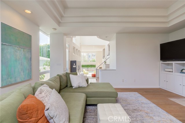 Downstairs Family Room with Fireplace