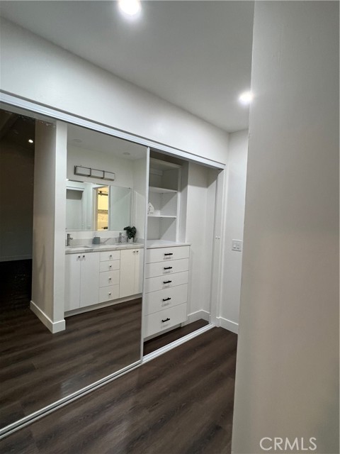 built ins in all closets.  Master has 3 closets