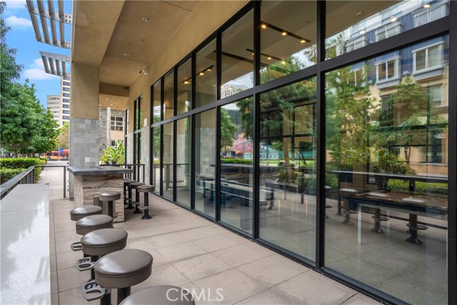 Community outside patio