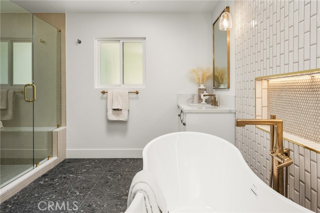 Main level primary bathroom