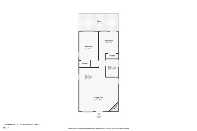 Detail Gallery Image 44 of 49 For 27026 Overlook Ln, Lake Arrowhead,  CA 92352 - 2 Beds | 1/1 Baths
