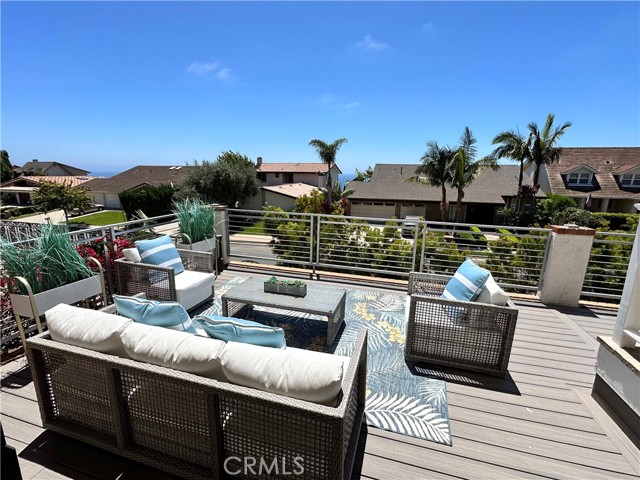 Patio deck at lowest level