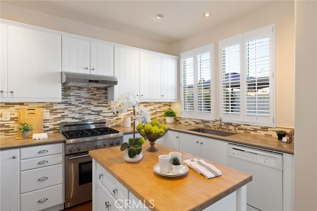 Thermador range and refrigerator included