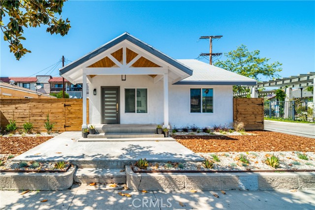 809 E Harvard Street Glendale, California LOCATION! LOCATION! LOCATION! Welcome home to 809 E. Harvard Street beauty. This newly remodeled home is immaculate and offers an incredible opportunity to live in a highly sought-after city of Glendale, half a mile or a 10 minute walk to the ever famous Americana and beautiful Glendale Galleria! It’s in close proximity to shopping, great local restaurants and amenities of the vibrant city life. This gorgeous 2 bedroom 2 bath and 2 car detached garage has been exquisitely remodeled and move-in ready! Instantly, when you arrive you will notice a new custom wooden fence throughout, beautiful landscaping and curb appeal. Enter into the front door and you are warmly welcomed by the bright and airy open floor plan. A modern electric fireplace makes a beautiful centerpiece in the living room, newly installed flooring, new paint, brand new double pane windows & recessed lighting offers a contemporary feel and modern touches continues in the bedrooms and bathrooms. Prepare family feast in this brand new kitchen which is open to the living room & dining room, perfect for entertaining family and friends. It features brand new cabinets, quartz countertops with a gorgeous waterfall quartz island, brand new stainless steel appliances - 6 burner gas stove, wine chiller, dishwasher and fridge. Master bedroom is bright and spacious with a gorgeous en-suite bath and a large walk-in closet. The second bedroom is also ample in size and is conveniently located next to the second bathroom. This stunning home also features large loft perfect for a guest bedroom, game room or home office. This house also has central air and heating, laundry room and a 2 car detached garage which has been updated with a brand new garage door, new paint and brand new epoxy flooring. Step into your private backyard which is beautifully landscaped and perfectly designed open patio space to relax, entertain or for al fresco dining! This property is a developer's dream, zoned GLR4YY which means you can build an additional unit in the back because this property has been divided into two lots/parcels. The best part, you get to live comfortably in a single family home with NO HOA fees. What's not to love? Come by, Take a look, Fall in love and Make an offer!