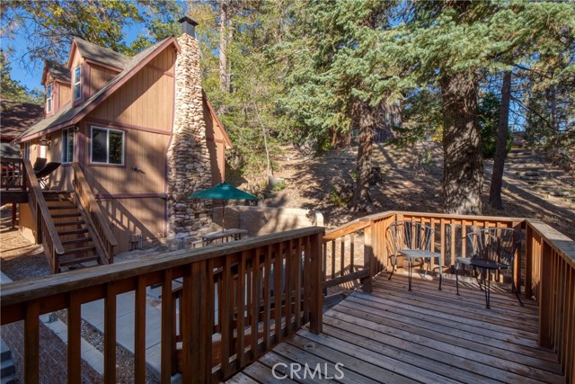 Back deck off of the main house kitchen
