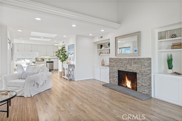 Living Room & Fireplace