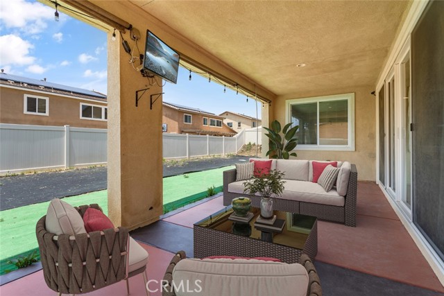 Patio with Virtual Staging