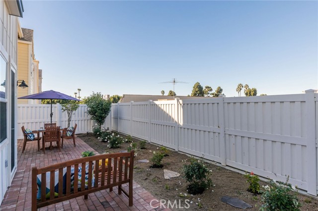 Your patio is perfect for coffee in the morning or dinner with friends.