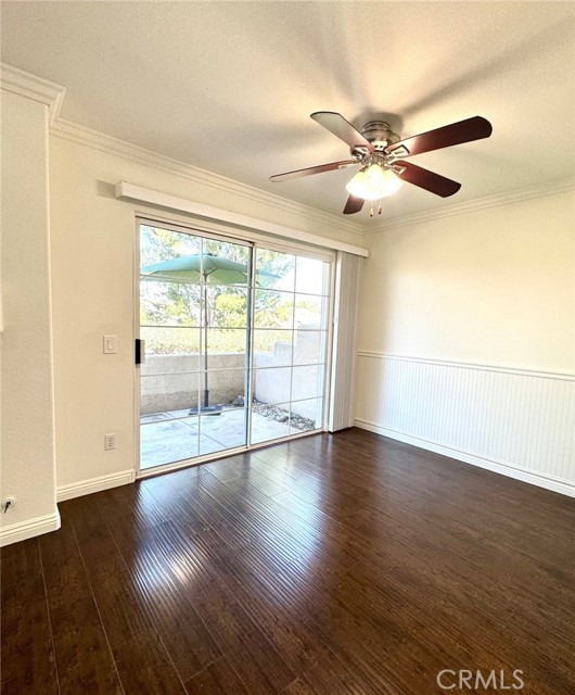 Dining room with access to rear patio