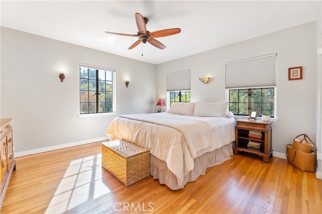 Main bedroom with walk-in closet.