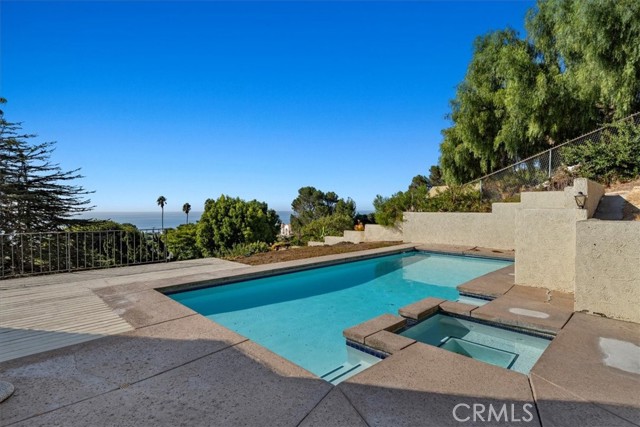 Pool ocean views