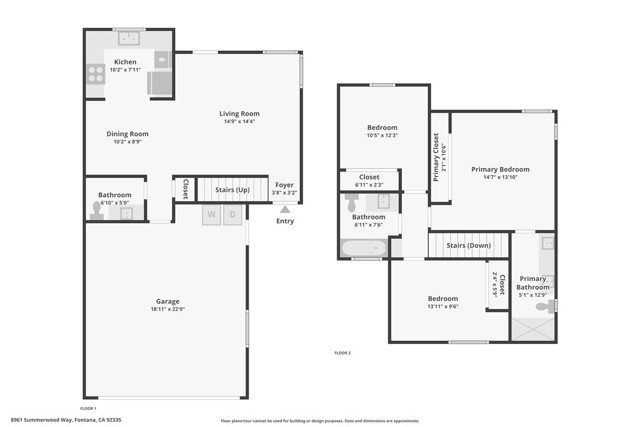 8961 Summerwood Way, Fontana, California 92335, 3 Bedrooms Bedrooms, ,2 BathroomsBathrooms,Single Family Residence,For Sale,Summerwood,PW24072682