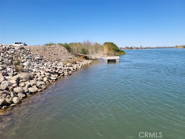 Property's private dock - from down river view