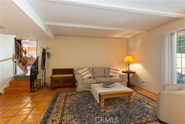 The family room has direct access to the backyard as well.