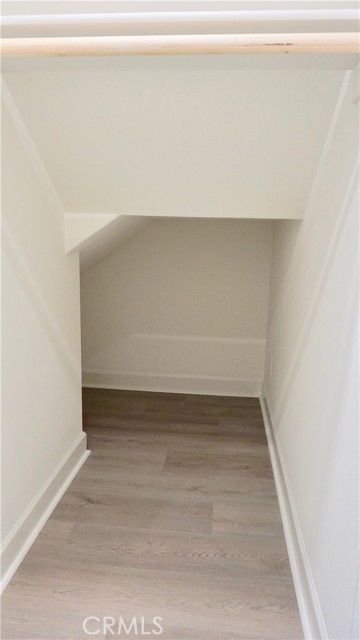 Foyer closet/staircase storage